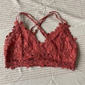 Red Lace Bralette